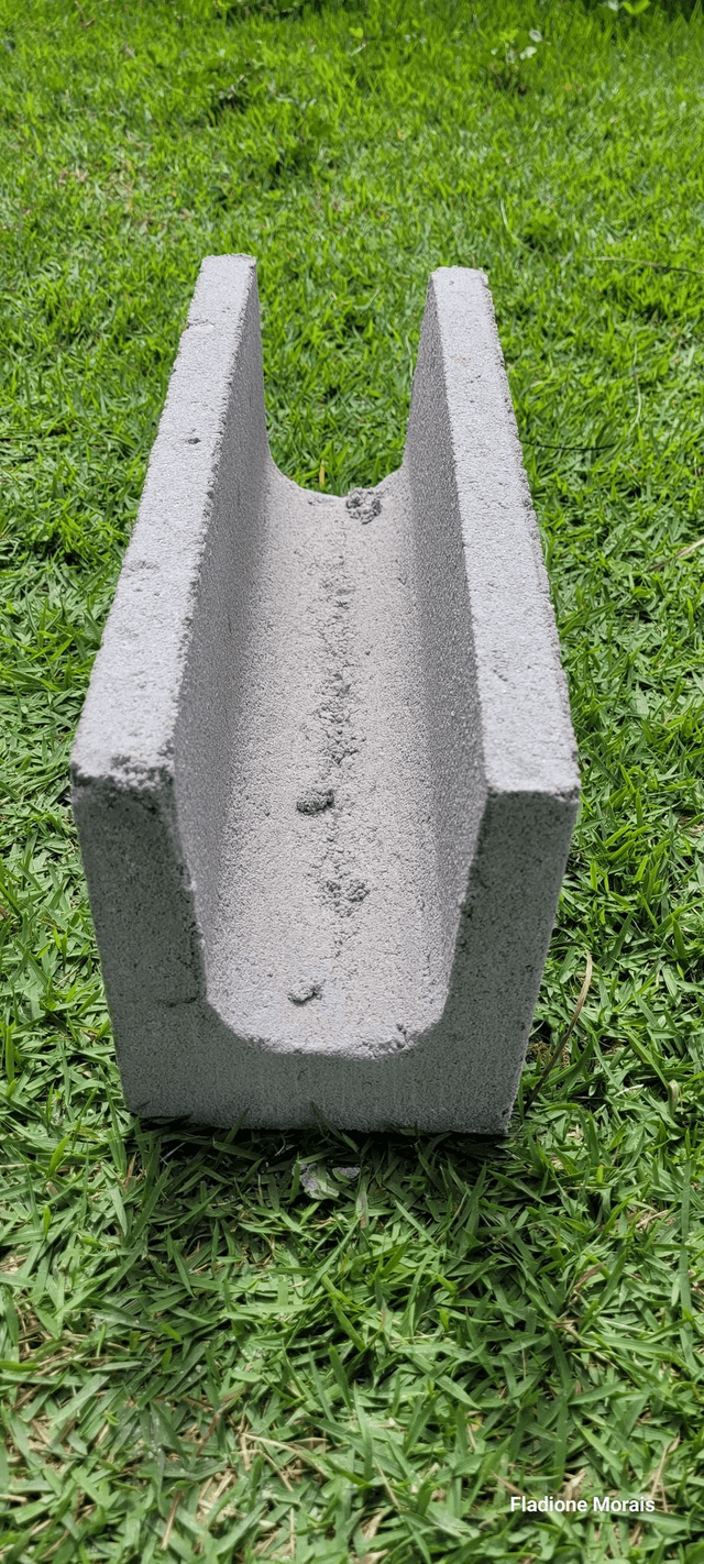 CANALETA 14X19X39 DE CONCRETO VIBRO PRENSADO - Preço para retirar na fábrica