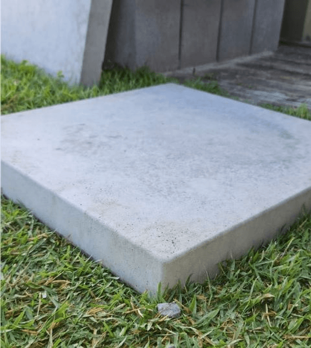 Pisante de Jardim Liso 45x45x05 - Preço para retirar na fábrica