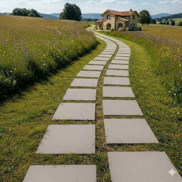 Pisante de Jardim Liso 45x45x05 - Preço para retirar na fábrica